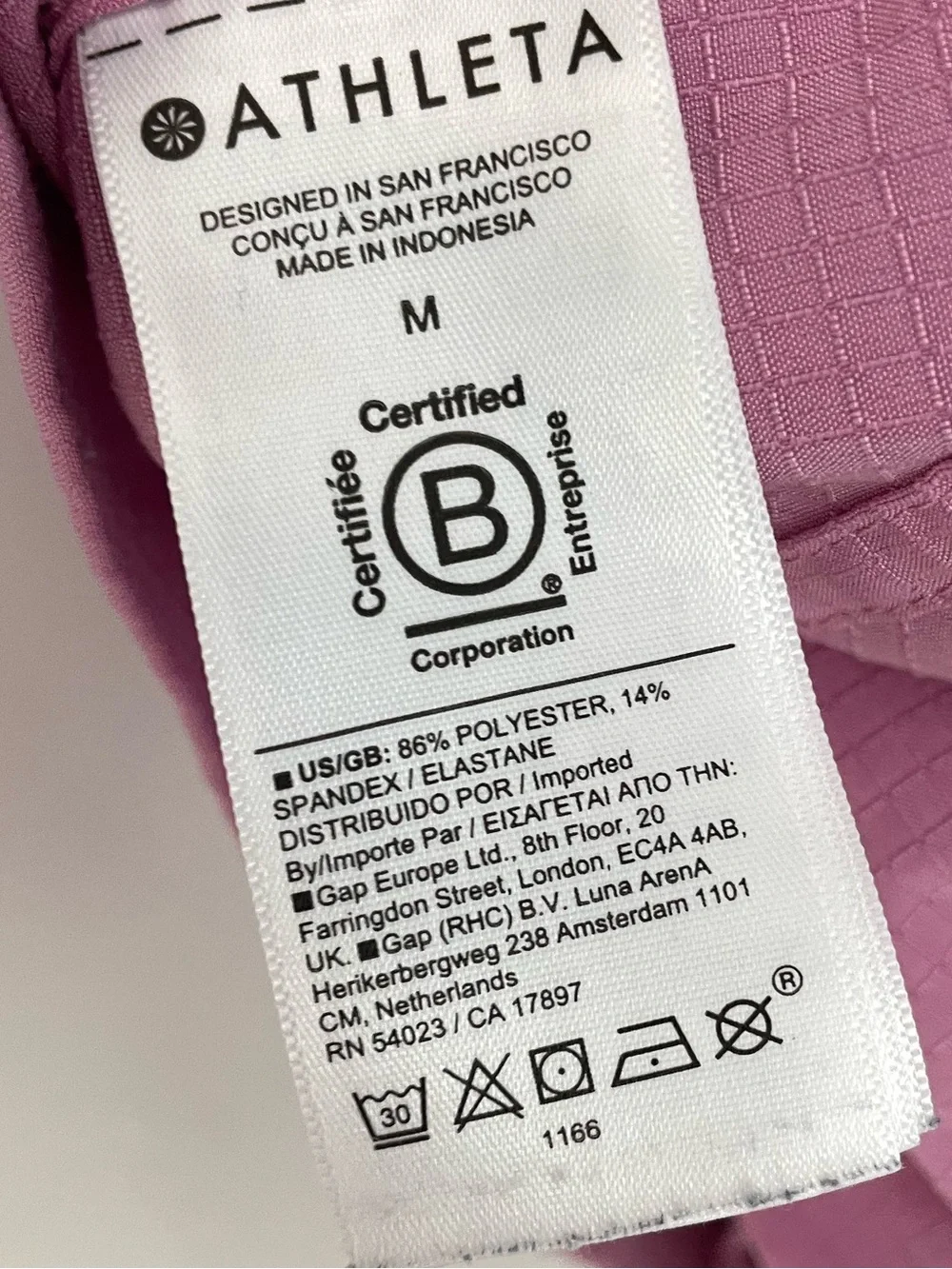 Athleta Boundless Popover Jacket Size M casual athleisure Maritima Pink. L14